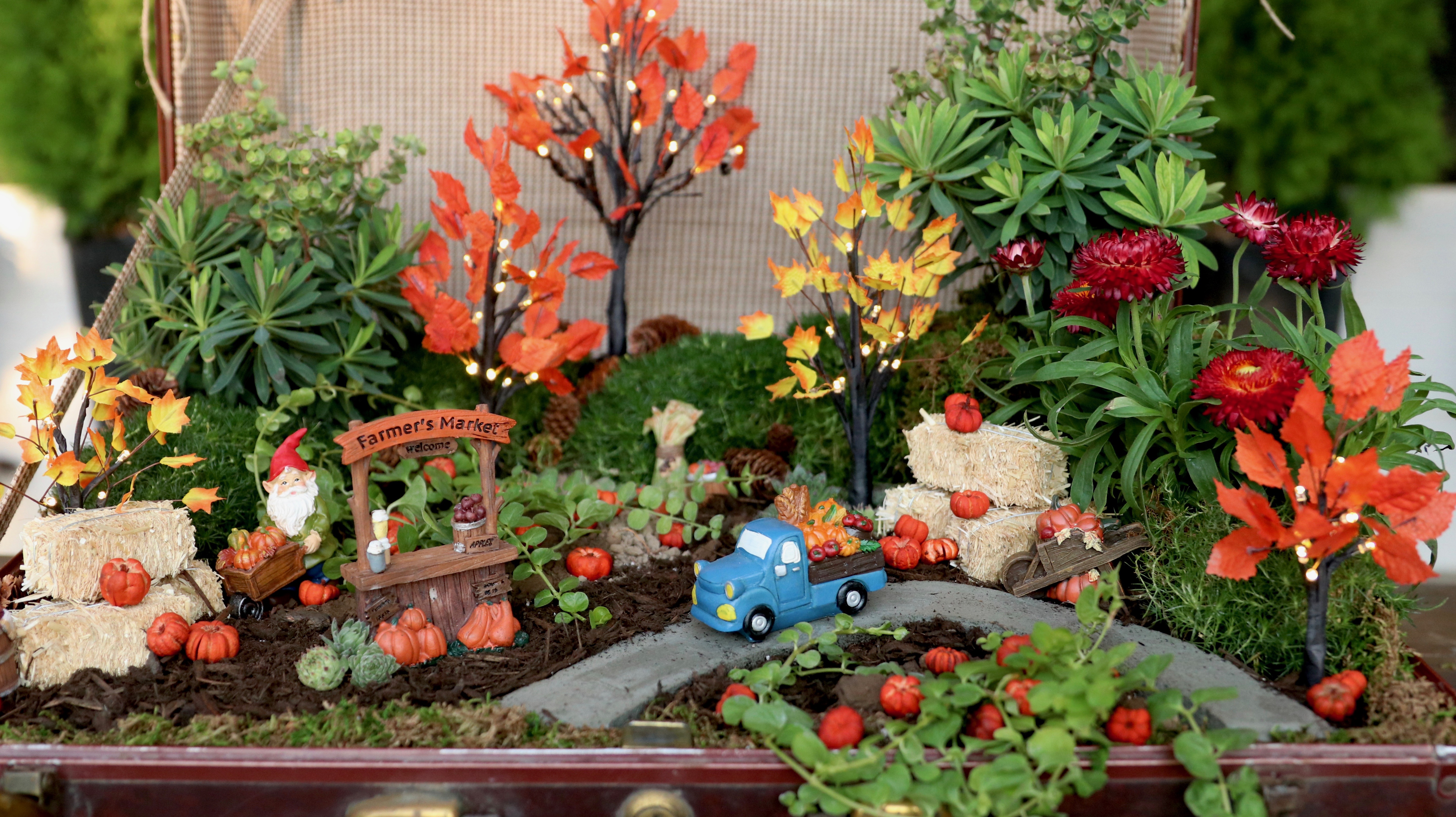 Fall Centerpiece: Autumn Fairy Garden