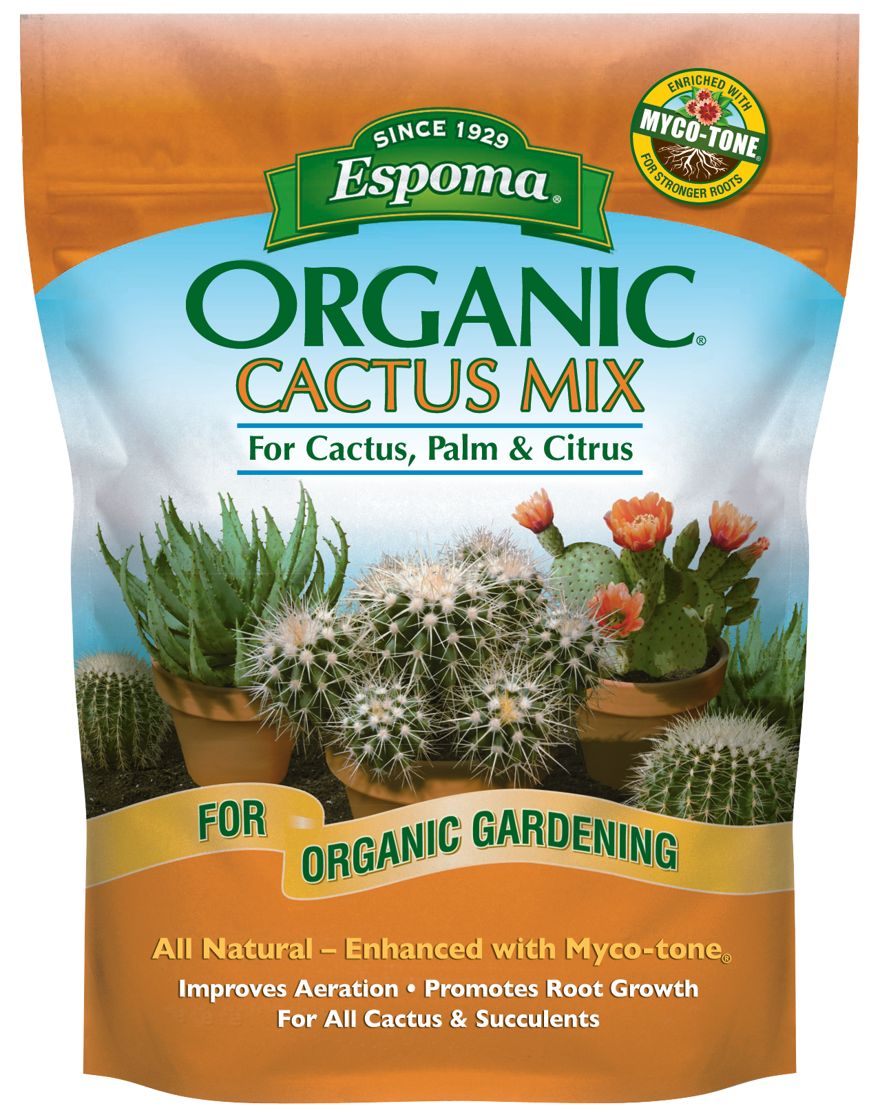 10 Quarts Hoffman 10410 Organic Cactus and Succulent Soil Mix 