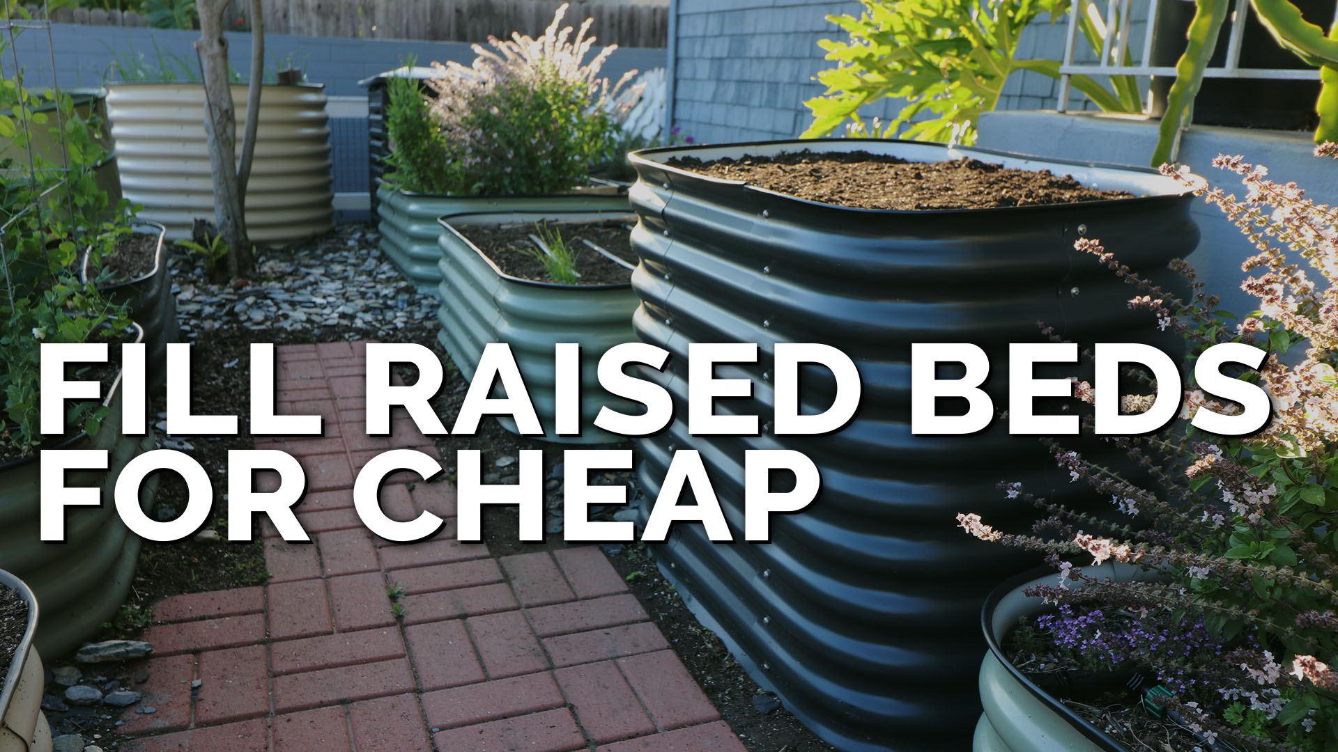 VIDEO: Fill Raised Beds for Cheap || Epic Gardening