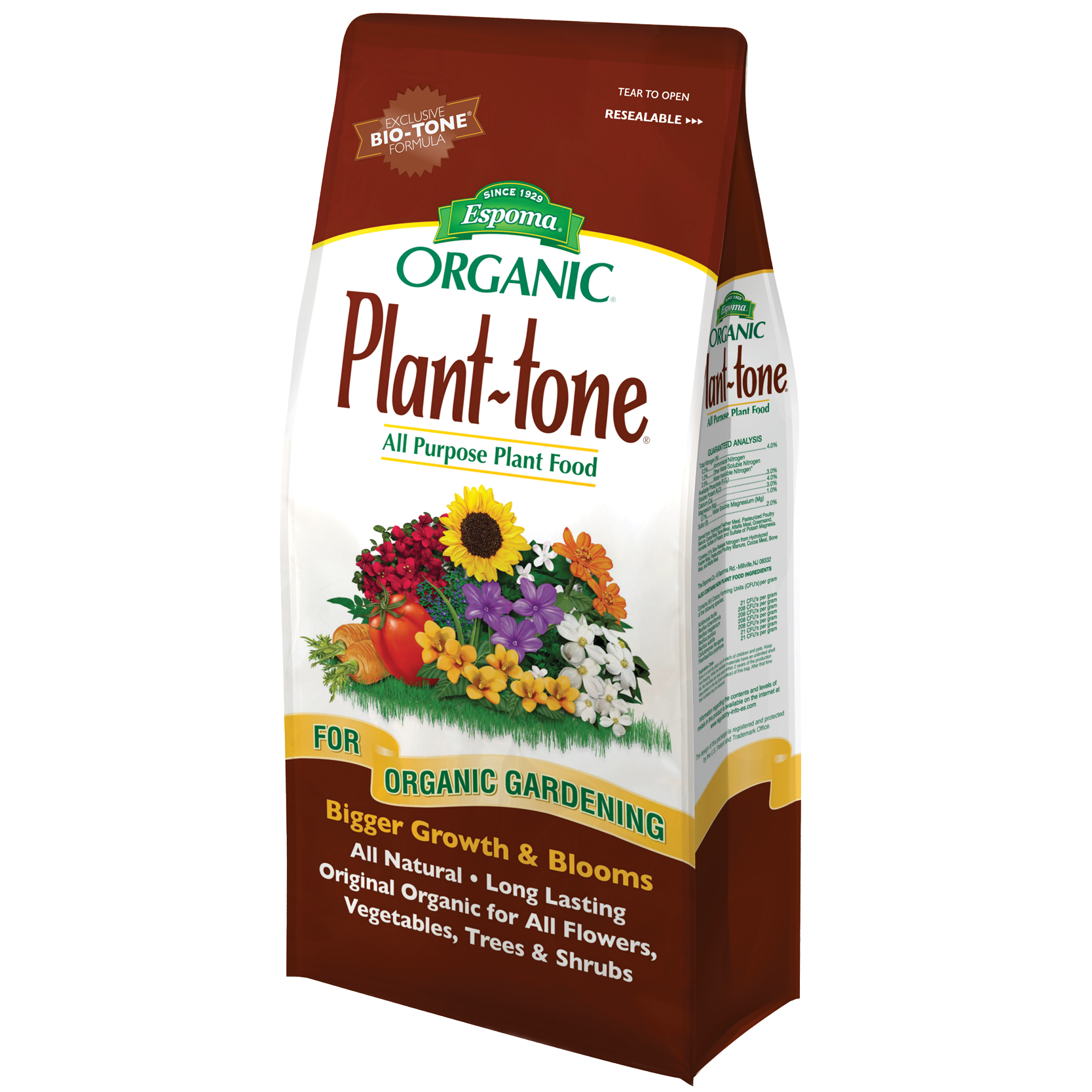 Espoma Plant-tone Organic Granules Plant Food 36 lb