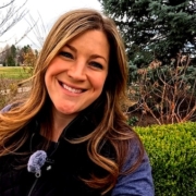 Laura from Garden Answer in her garden