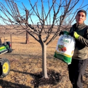 Kaleb Wyse with Espoma Organic Tree-tone