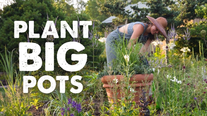 Summer Rayne Oakes Planting a large container