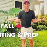 Kaleb Wyse in his garden