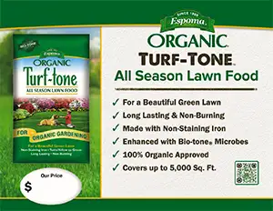 #12 Turf-Tone All Season Lawn Food Pallet Sign
