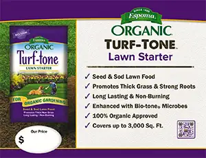 #14 Turf-Tone Lawn Starter Pallet Sign