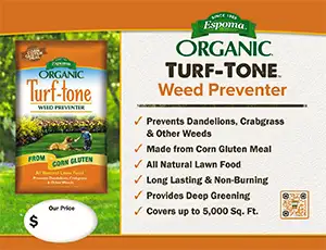 #11 Turf-Tone Weed Preventer Pallet Sign