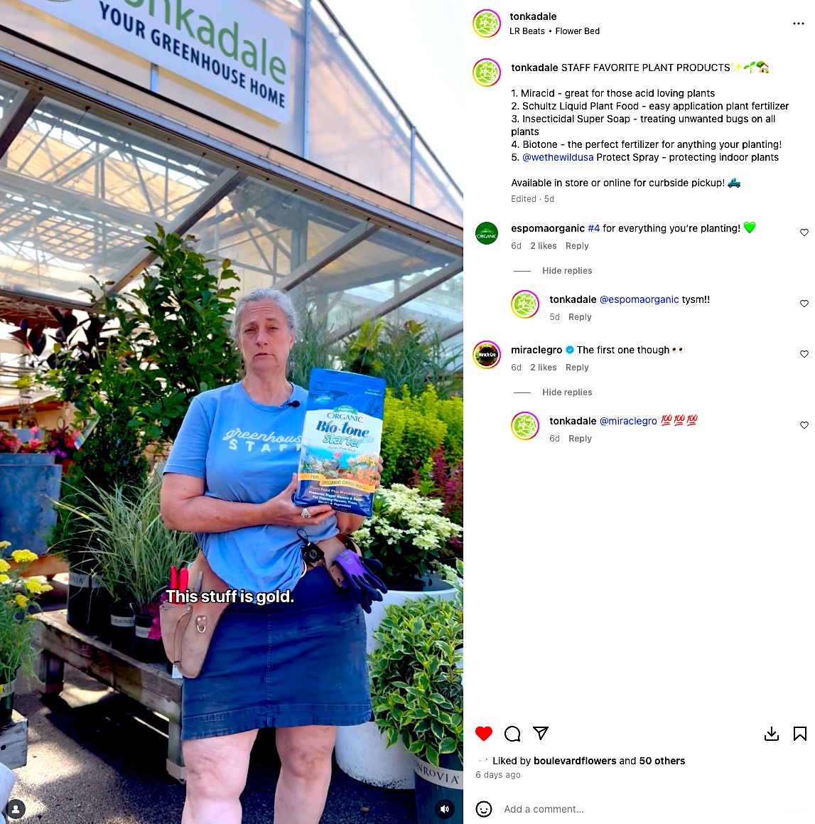 Tonkadale Greenhouse - social post
